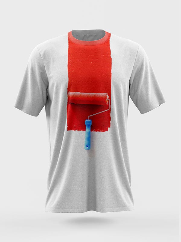 T-shirt Le rouleau